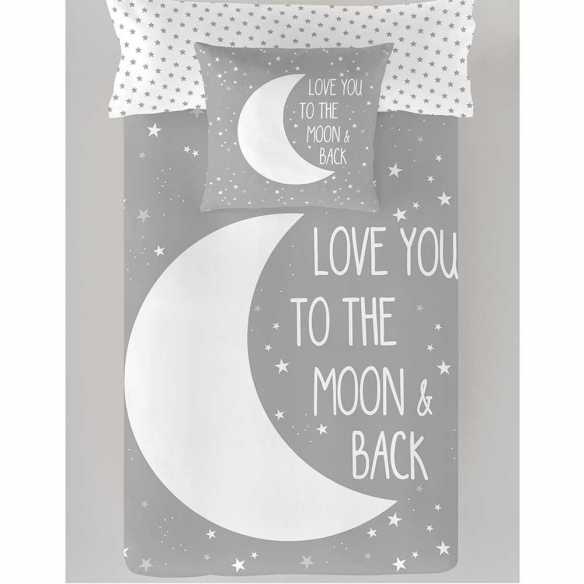 sabana infantil juvenil gris