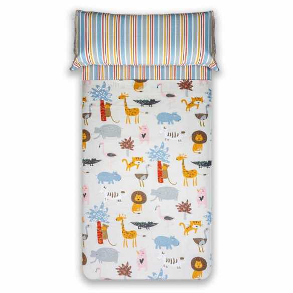 juego de sabanas infantil salburua multicolor