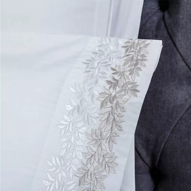 SABANA BLANCA BORDADA