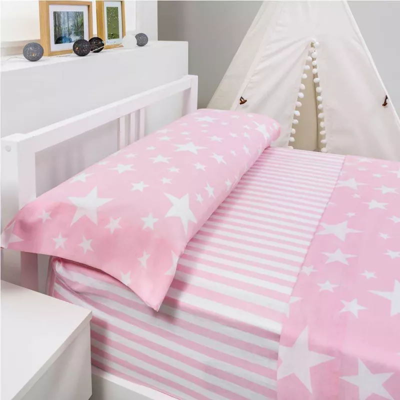 sabana infantil givette rosa