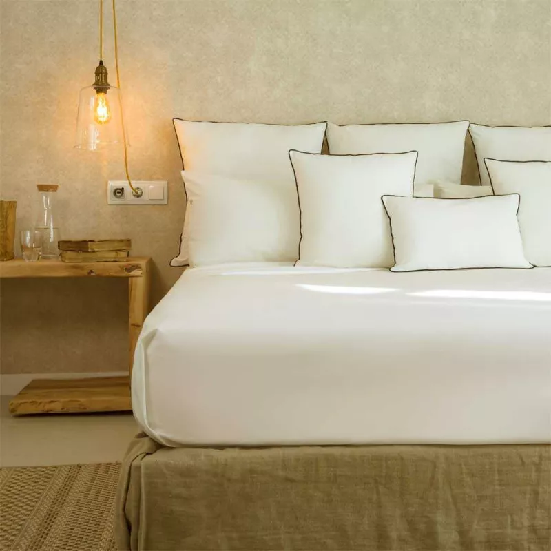 funda relleno nordico algodon organico beige