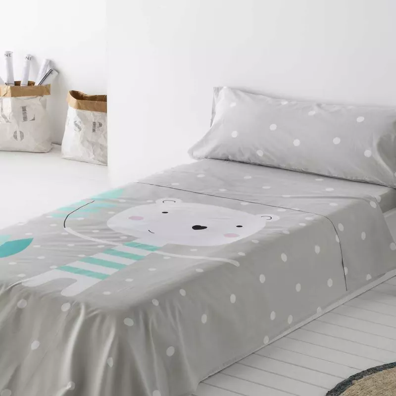 sabana infantil jorge gris