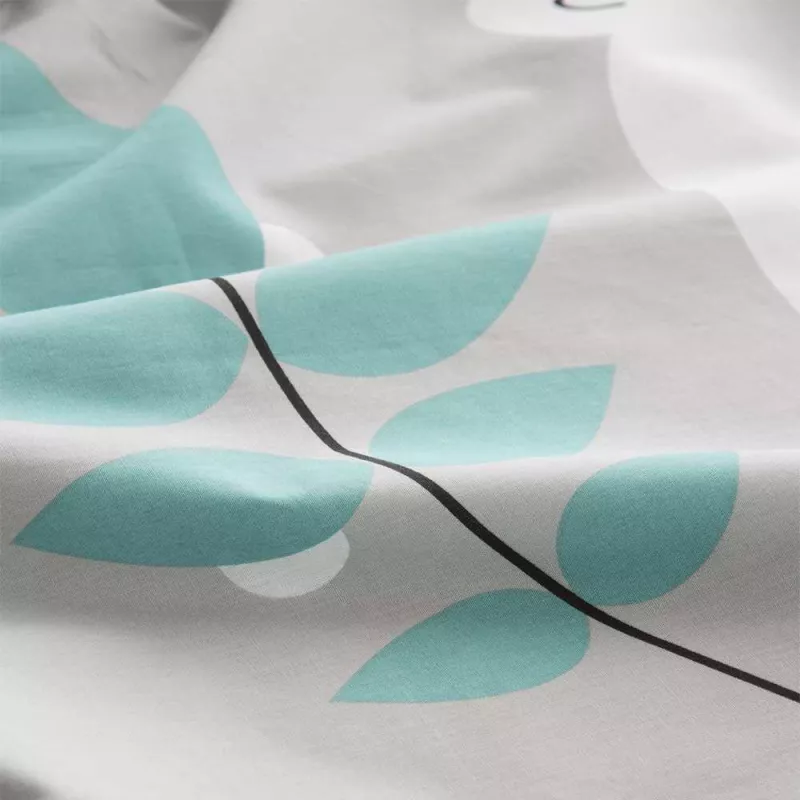 detalle sabana gris infantil