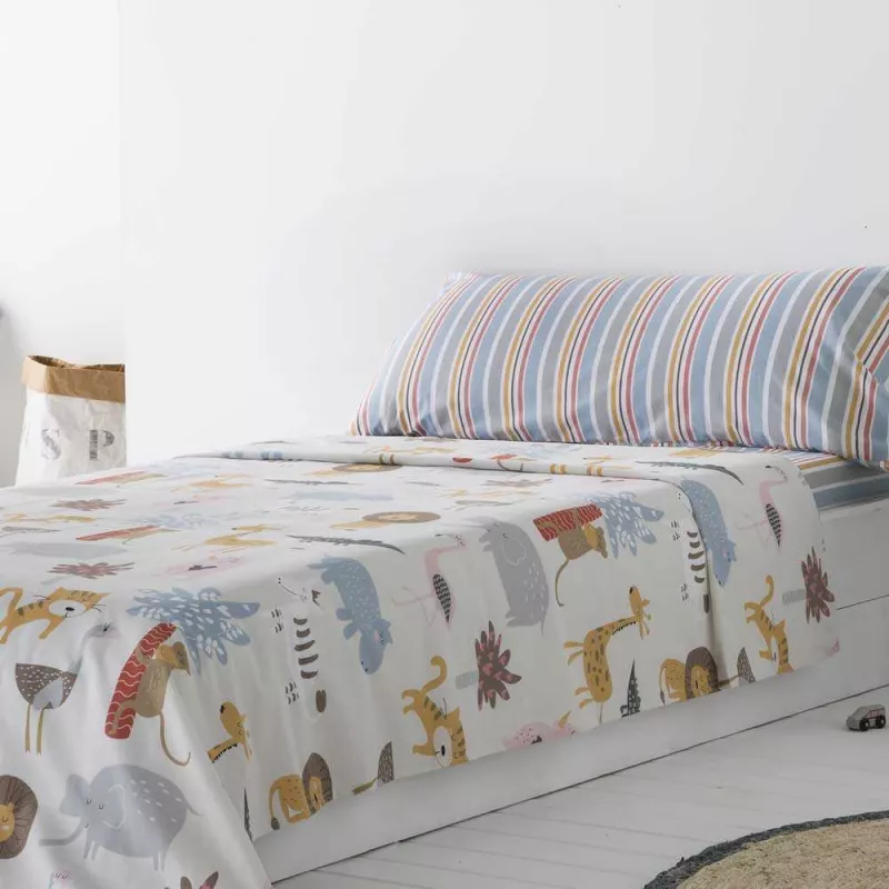 sabanas infantiles animales