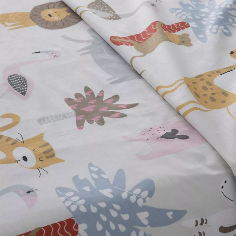 sabana infantil leon y tigre