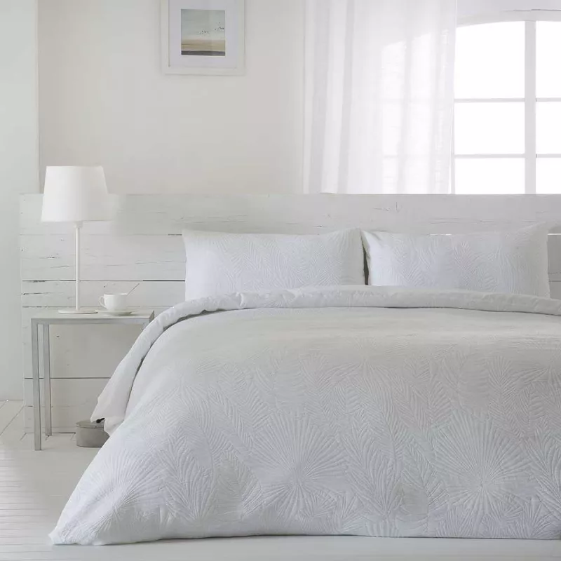 funda de edredon pique blanco