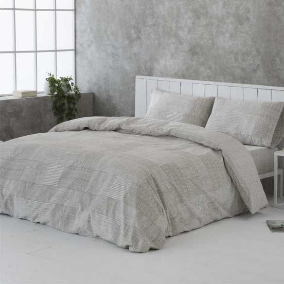 funda nordica algodon organico beige