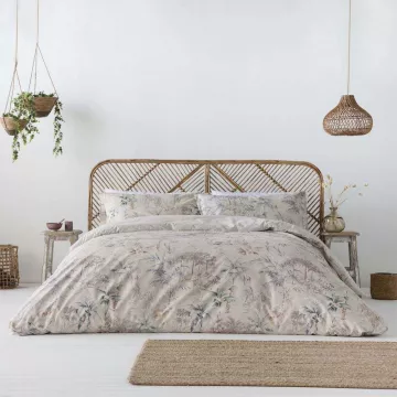 funda nórdica de algodón beige 2