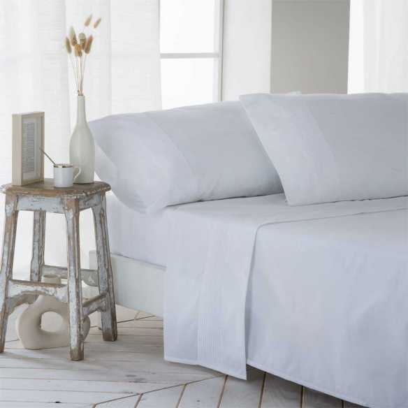 juego de sabanas blanco 200 hilos