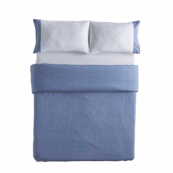 vista funda edredón azul