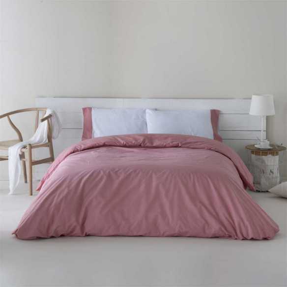 funda de edredón algodón orgánico coral