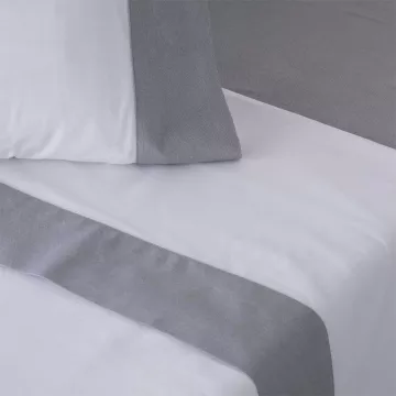 JUEGO DE SABANAS ALGODÓN ORGÁNICO BLANCO 2