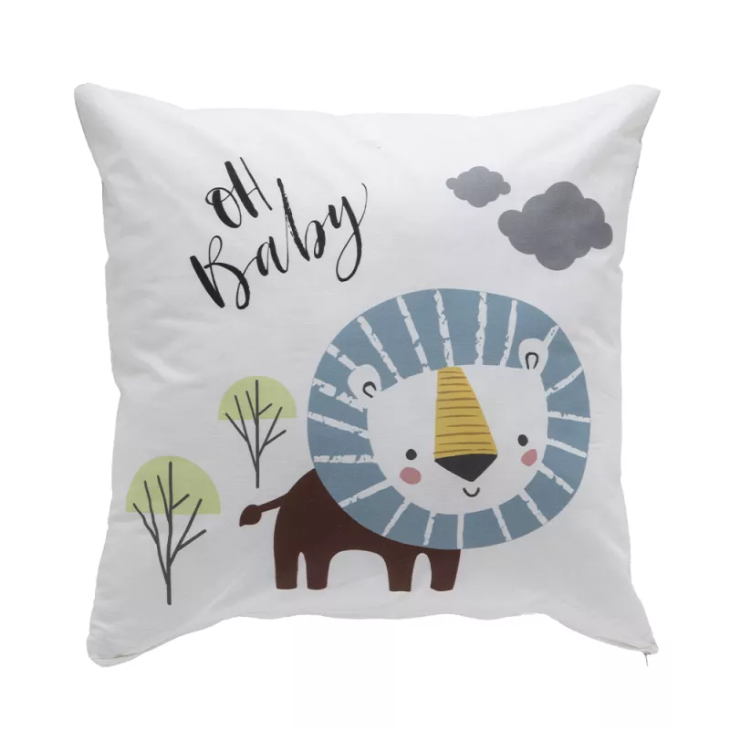 funda cojín infantil percal algodón 180 hilos