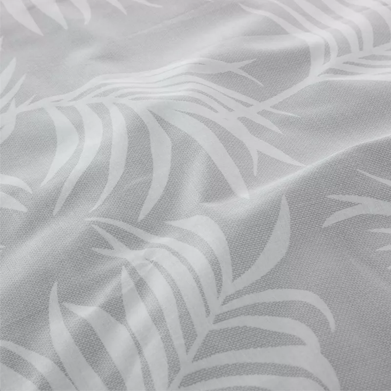 funda para edredón nórdico algodón orgánico gris