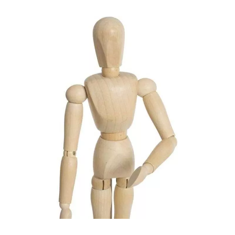 maniquí decorativo de madera