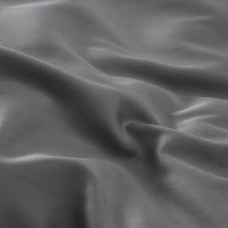 juego de sábanas satén algodón egipcio 300 hilos gris extra suave