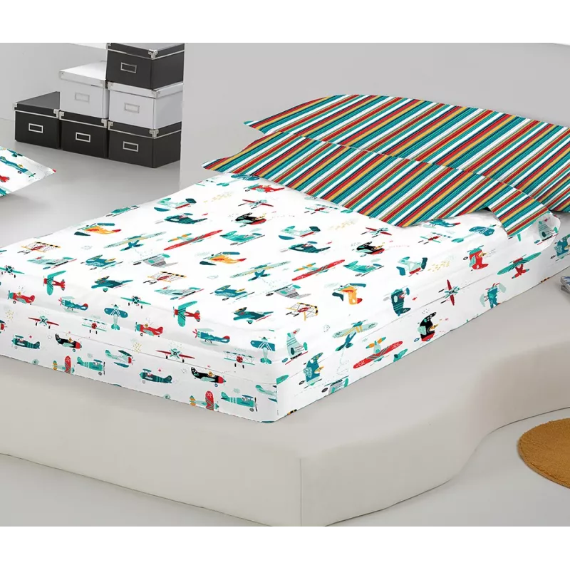 saco son relleno nordico avioncitos