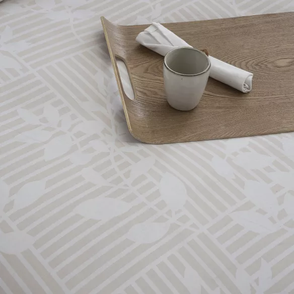 funda nórdica beige reversible poliéster algodón todos los tamaños