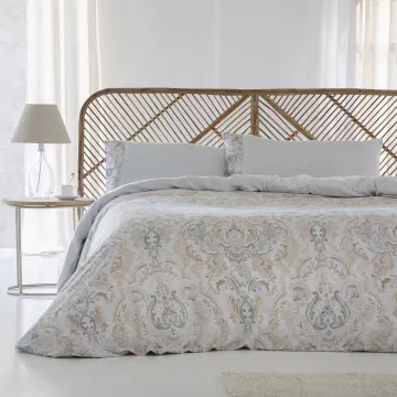 funda nórdica multicolor satén algodón egipcio 200 hilos 2