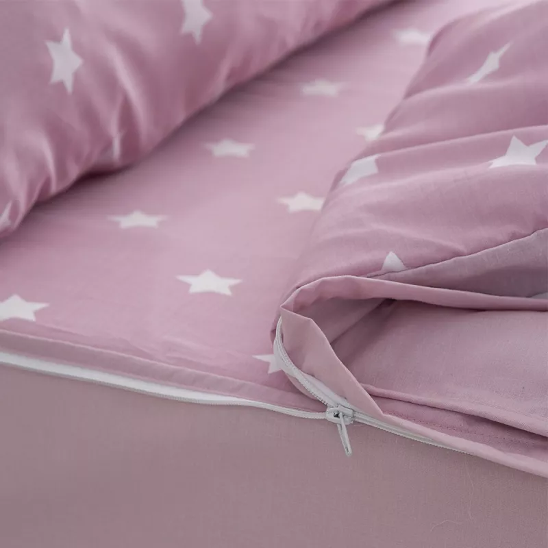 saco nórdico sin relleno nórdico infantil rosa cierre con cremallera