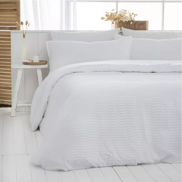 funda edredón nórdico nido de abeja gris