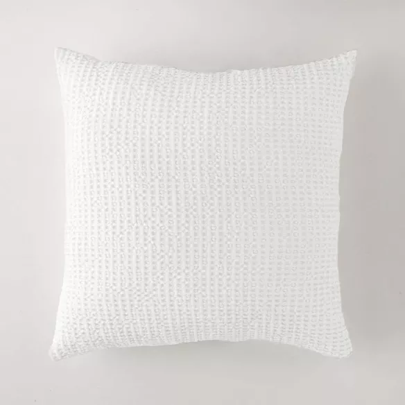 funda de cojín cuadrado nido de abeja