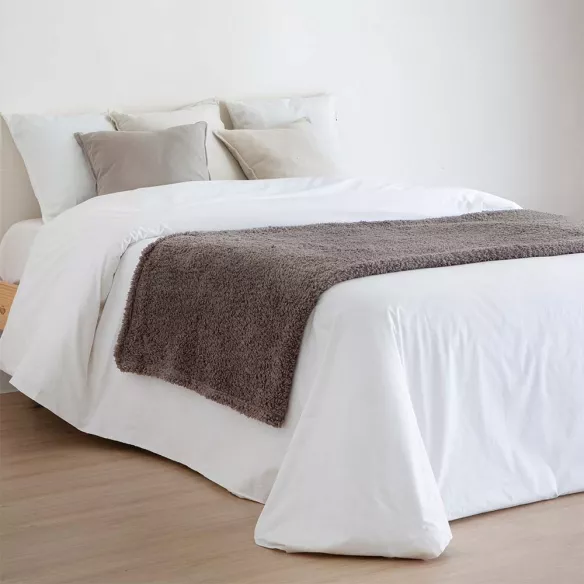 plaid multiusos gris tedi