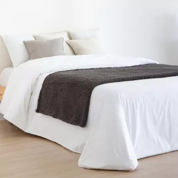 manta de viaje cama plaid multiusos gris oscuro 2