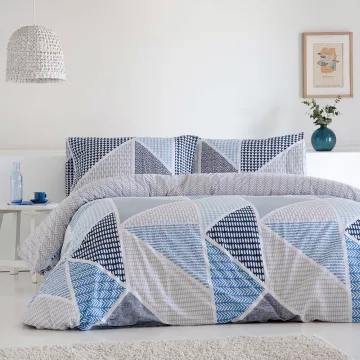 funda edredón nórdica azul poliéster algodón 2