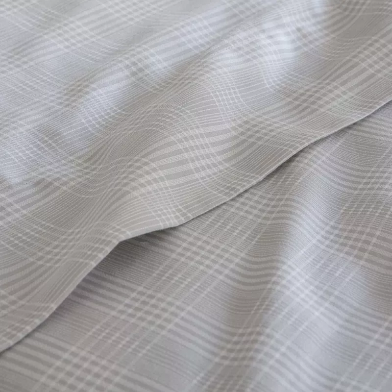 juego de sábanas satén 200 hilos cama 150 gris