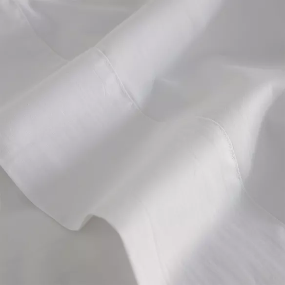 juego de sábanas blancas suaves y duraderas alta calidad percal algodón