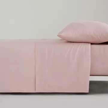juego de sábanas nude liso percal algodón 200 hilos 2