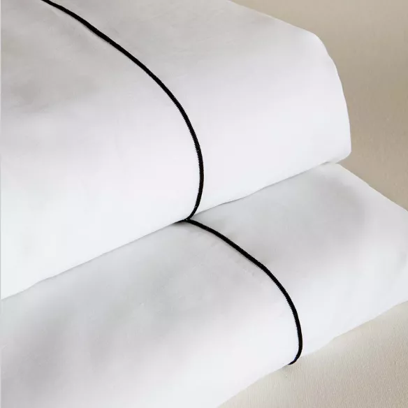 funda edredón nórdico algodón satén 300 hilos blanco