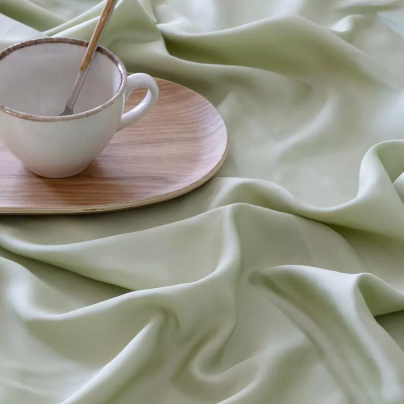 juego de sábanas bambú orgánico verde