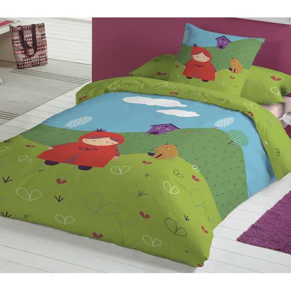 funda de edredon infantil caperucita