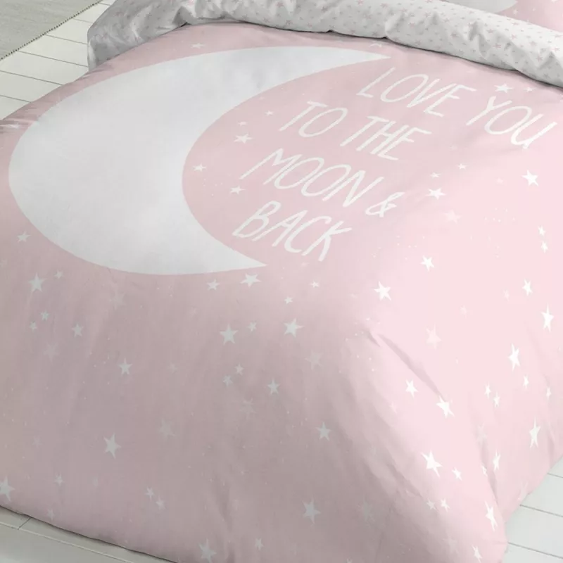 funda edredon nordico infantil juvenil rosa